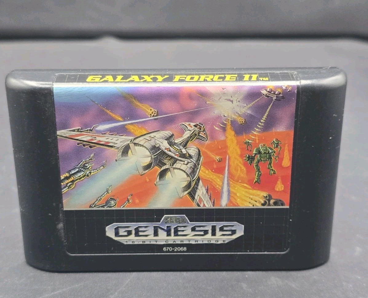 Galaxy Force 2 II (Sega Genesis) Authentic Game Cartrige Only Tested 