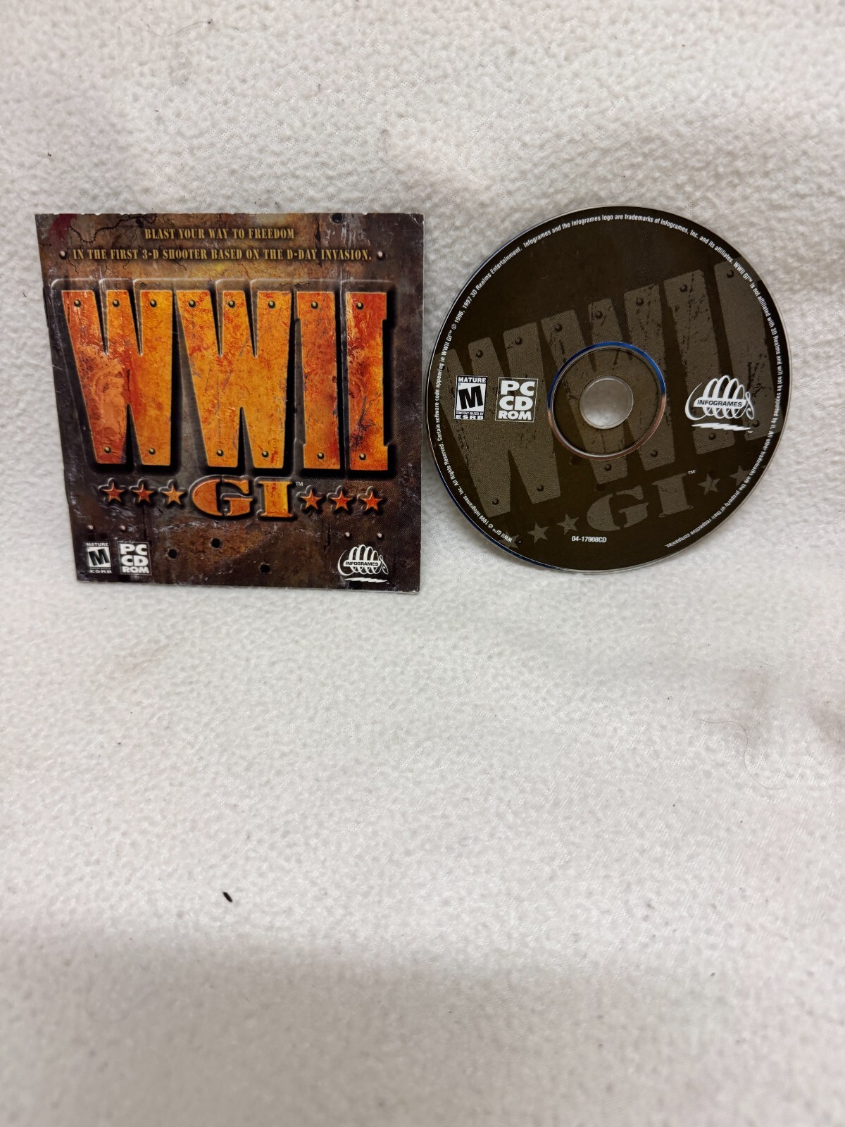 WWII GI with Installation Booklet - CD & BOOKLET IN VERY GOOD CONDITION