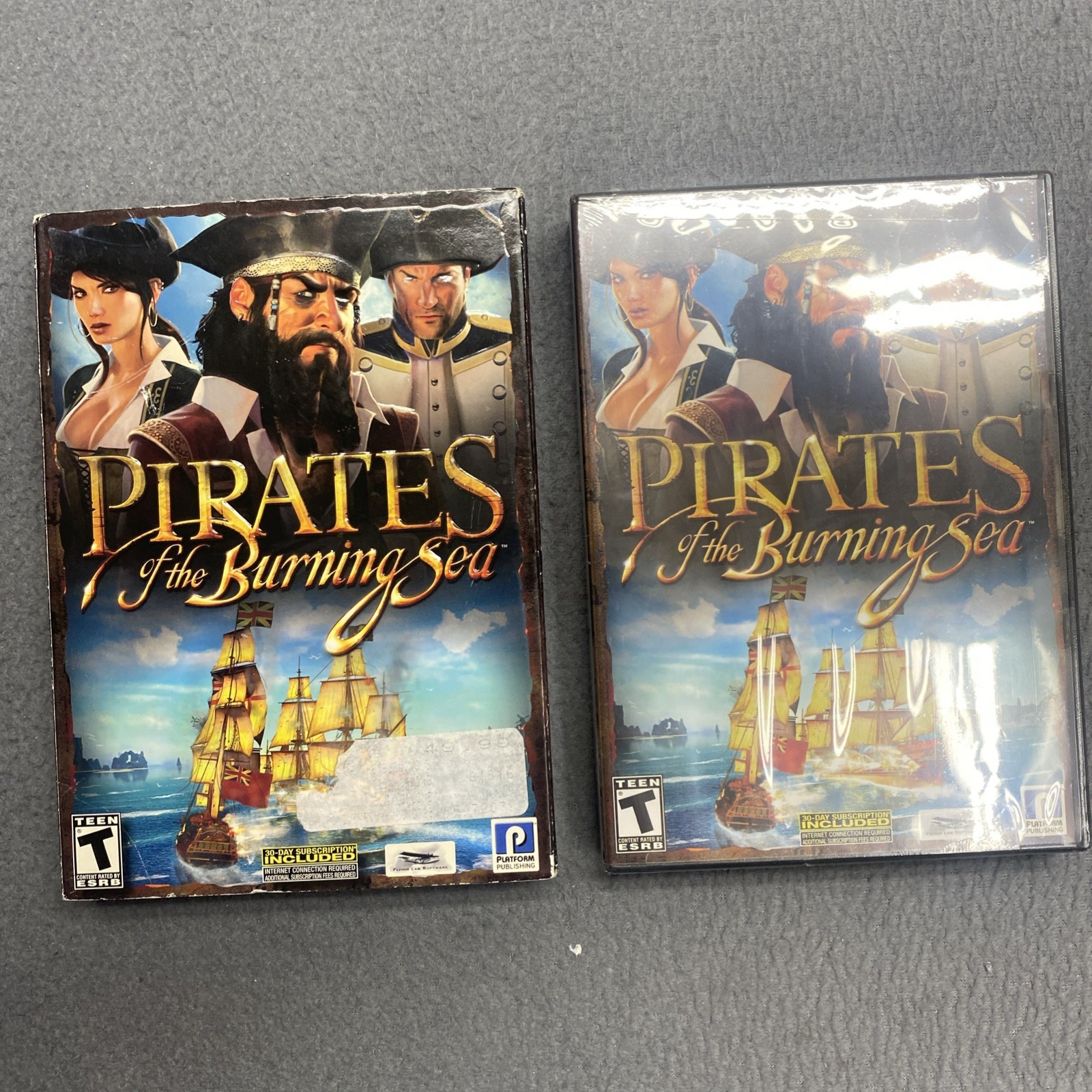 Pirates of the Burning Sea PC Game 2008 Big Box MMORPG Sony Platform Publishing