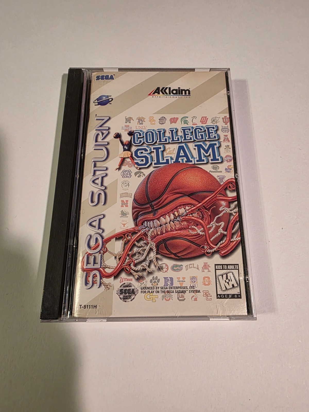 College Slam (Sega Saturn, 1996) ☆ Complete ☆