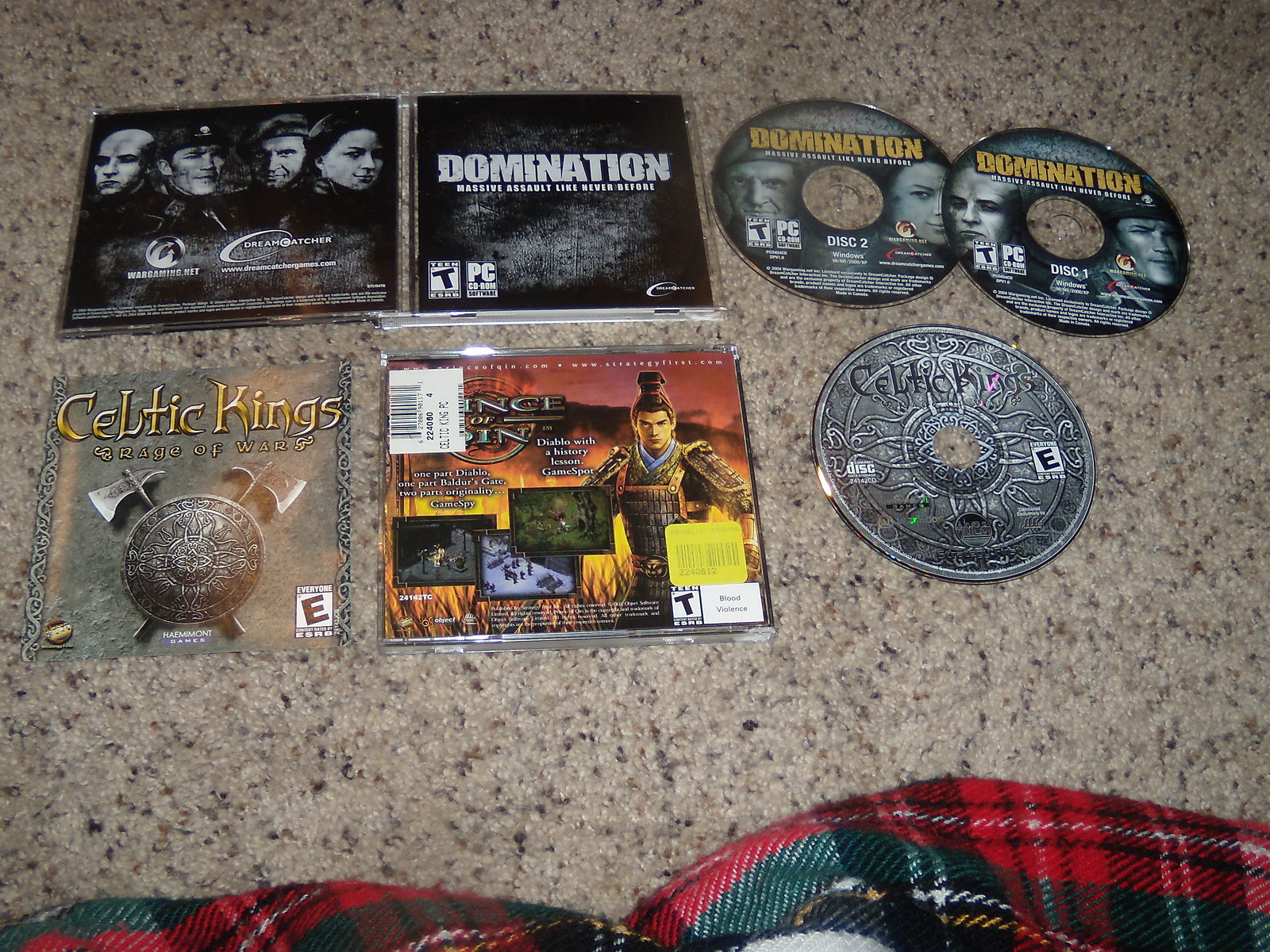 Domination & Celtic Kings Rage of War (PC Games) Near Mint