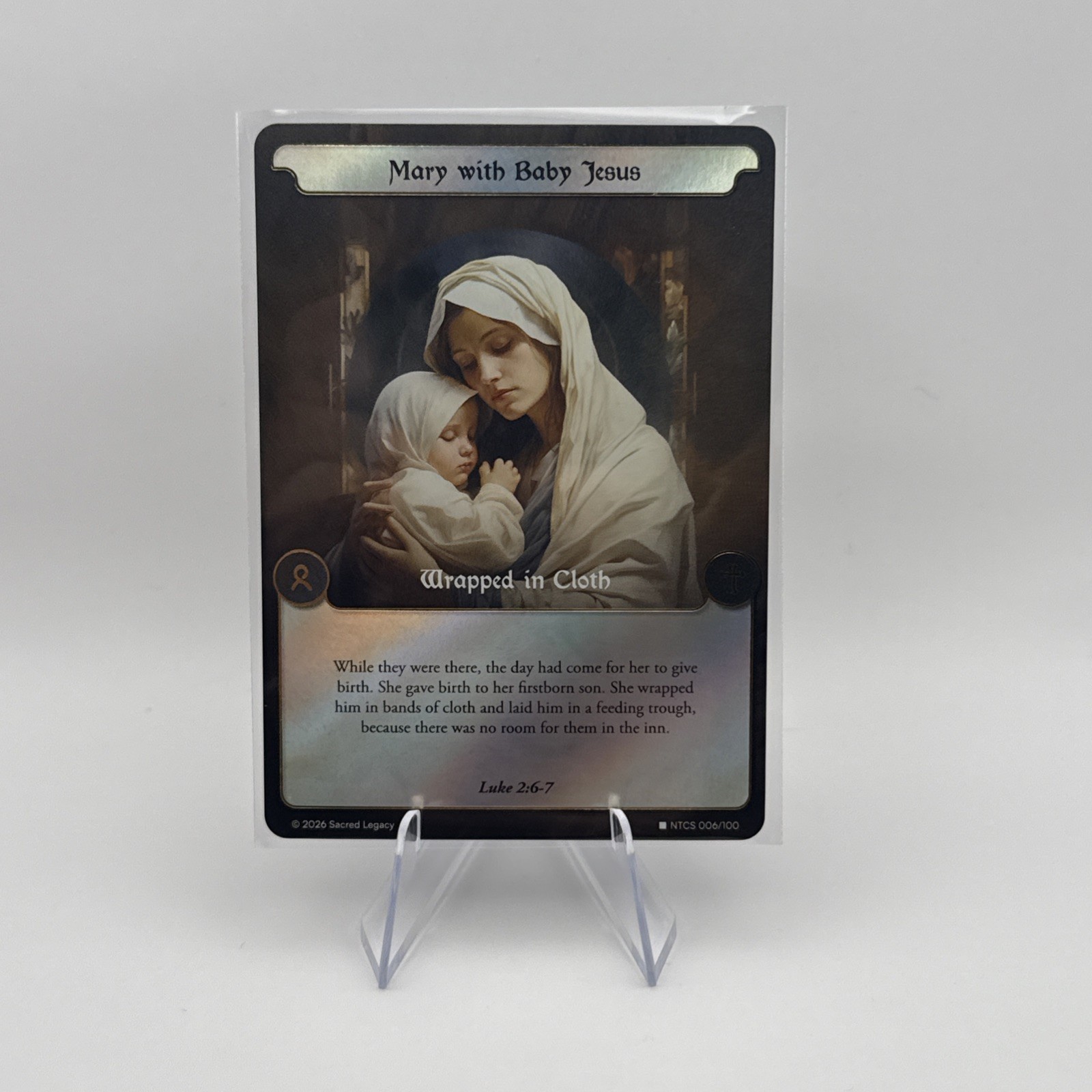 2026 Sacred Legacy Mary with baby Jesus 06/100 Half art + 10 C/U