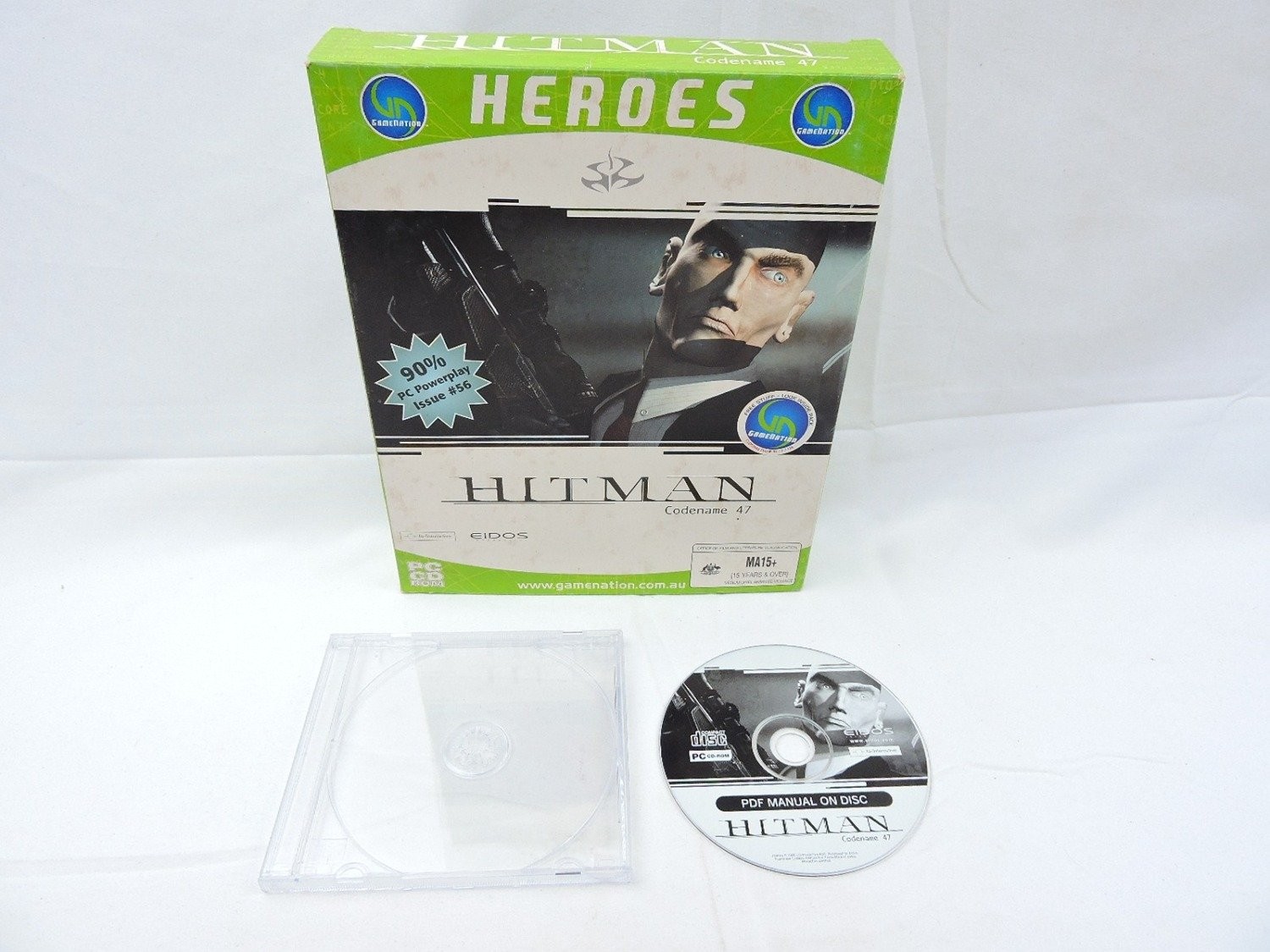 Big Box Mint Disc PC GameNation Heroes Hitman Codename 47