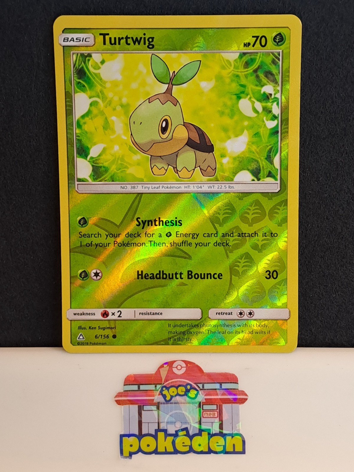 Turtwig Reverse Holo 6/156 Ultra Prism Pokémon Card English NM Rare TCG Pokemon