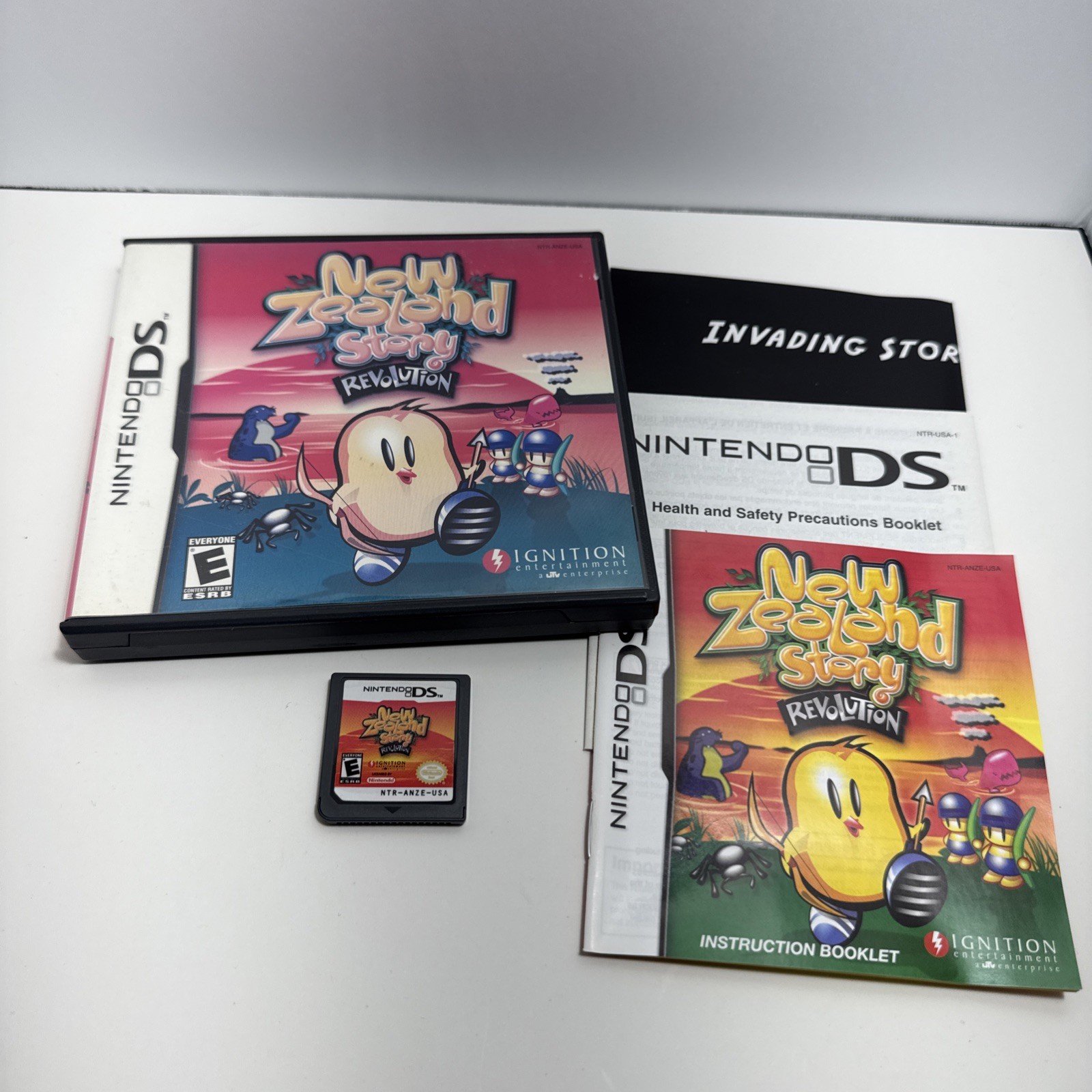 New Zealand Story: Revolution (Nintendo DS, 2008) Complete Tested CiB