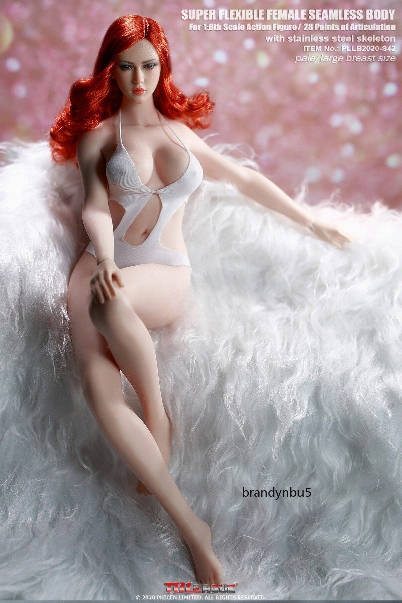 TBLeague Phicen S42A 1/6 Female Seamless Pale Skin Large Bust Body with Head