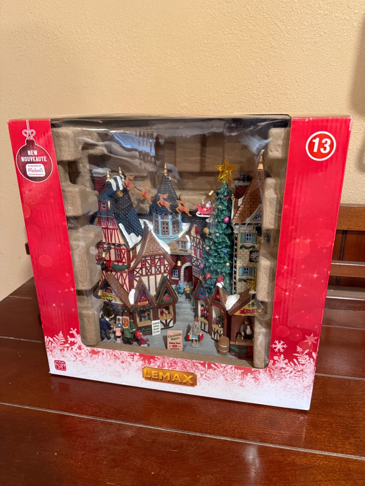 2025 MICHAEL’S LEMAX CHRISTMAS Holiday Village Facades CHRISTKINDL SQUARE - NEW