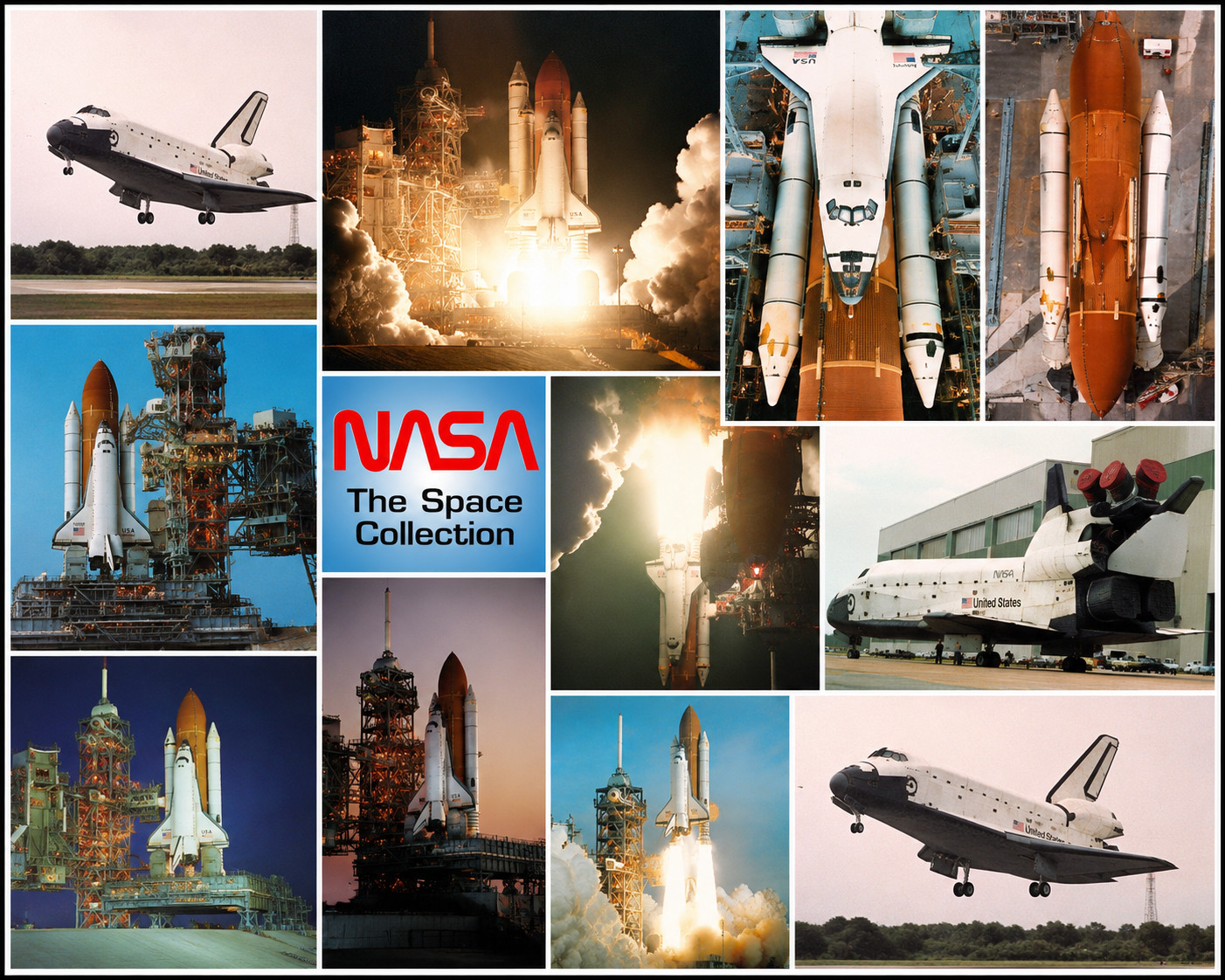 Postcard NASA Space Shuttle Collection Lot 12 Challenger Discovery Unused