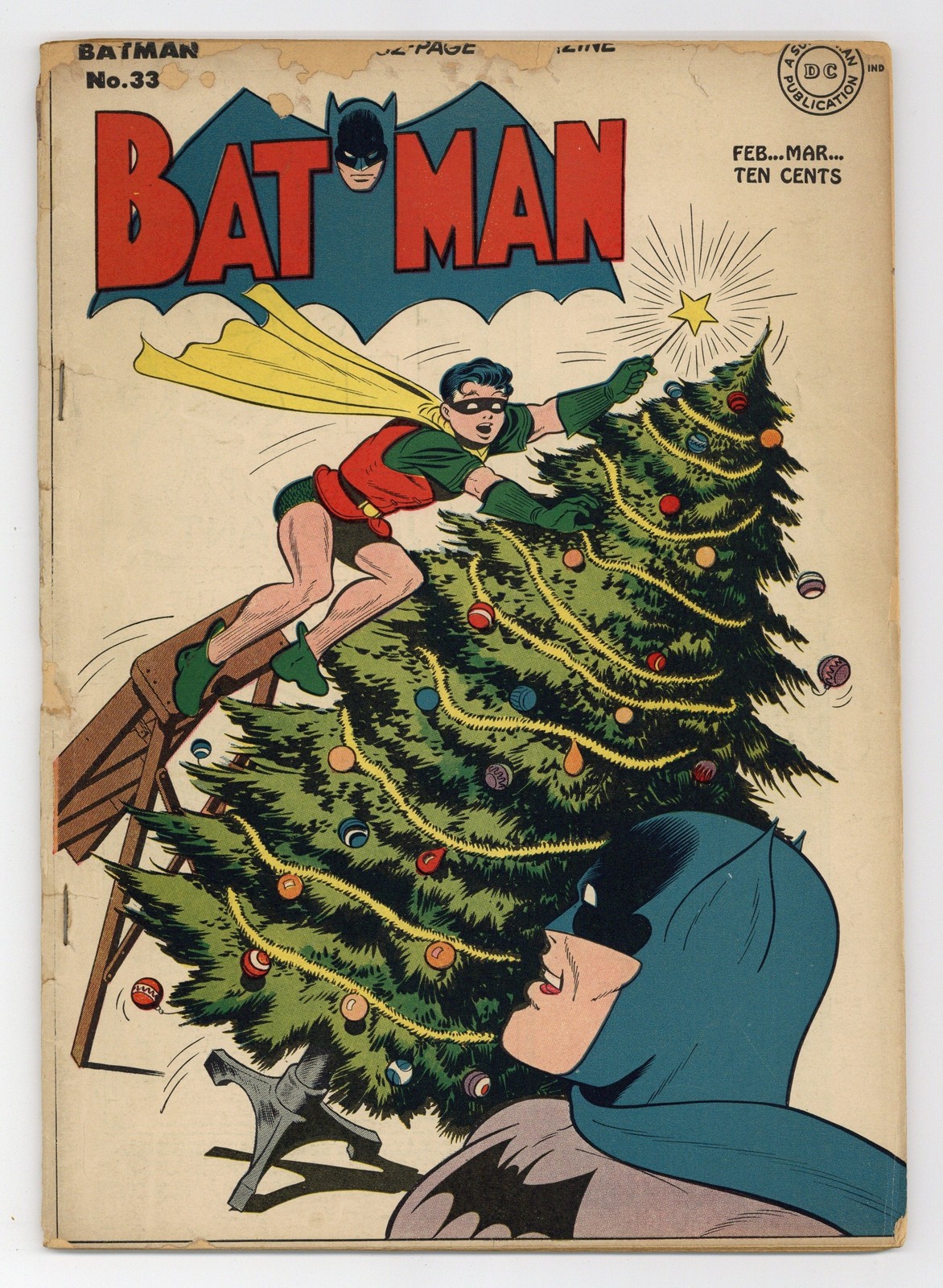 Batman #33 GD- 1.8 RESTORED 1946