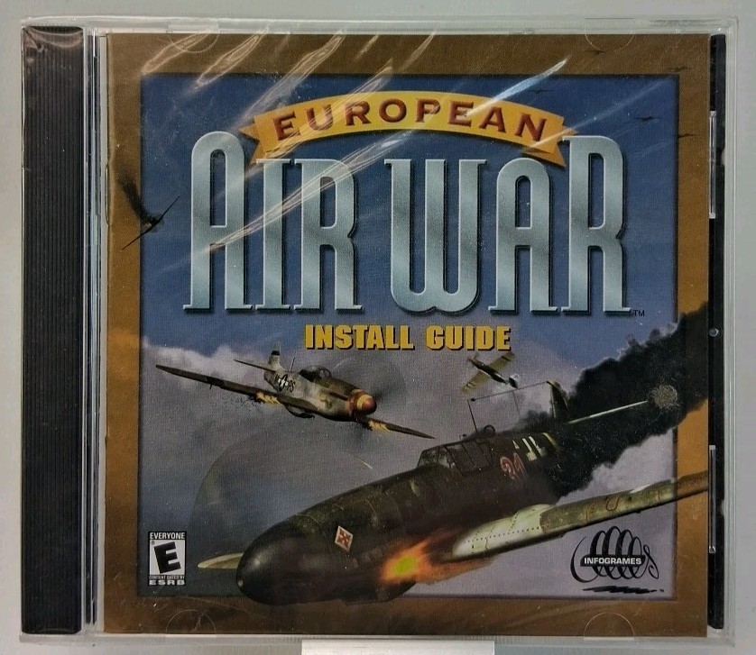 European Air War -Combat Flight - PC/CD-ROM Game 1998  Jewel Case New Sealed