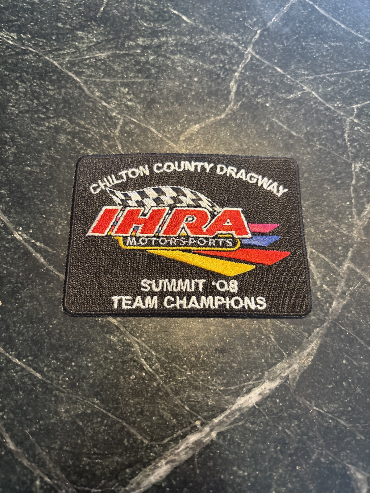Chilton County Dragway Alabama  Iron On Patch Rare IHRA 2008 Summit Champions