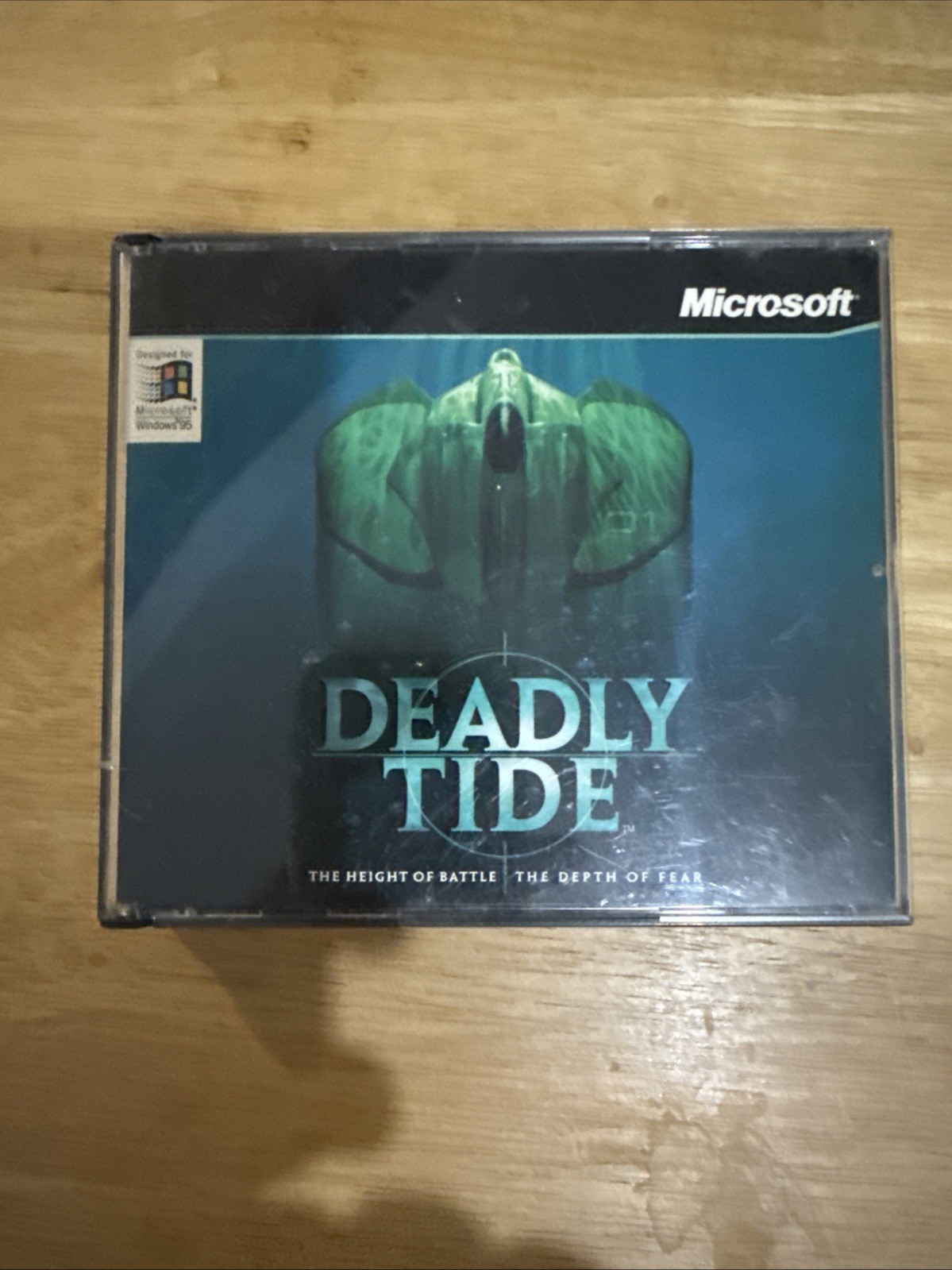 Deadly Tide PC Windows 95 CD ROM 4 Disc CIB Complete Nm Underwater Combat