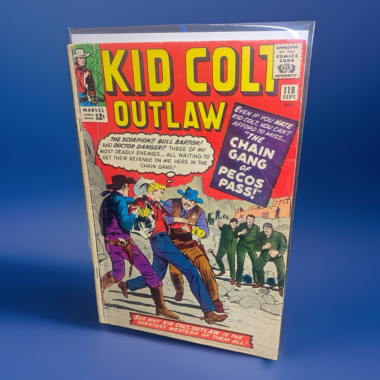 1964 KID COLT OUTLAW #118 | MARVEL COMICS SILVER AGE WESTERN | b14