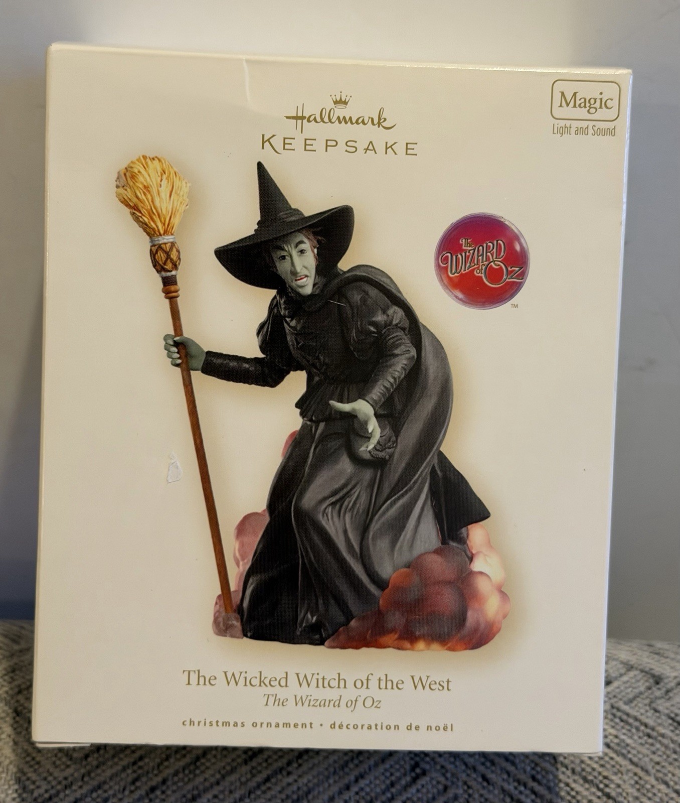 Hallmark Keepsake Ornament Wizard of Oz 2007 The Wicked Witch of the West  Magic