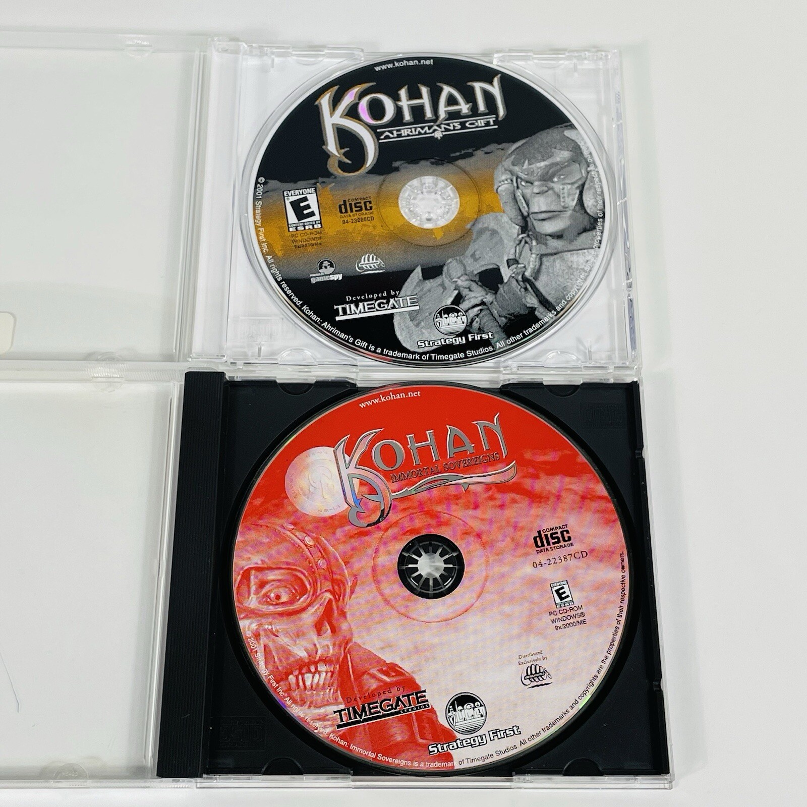 Kohan Ahriman's Gift and Immortal Sovereigns PC CD-ROM Fantasy Video Games