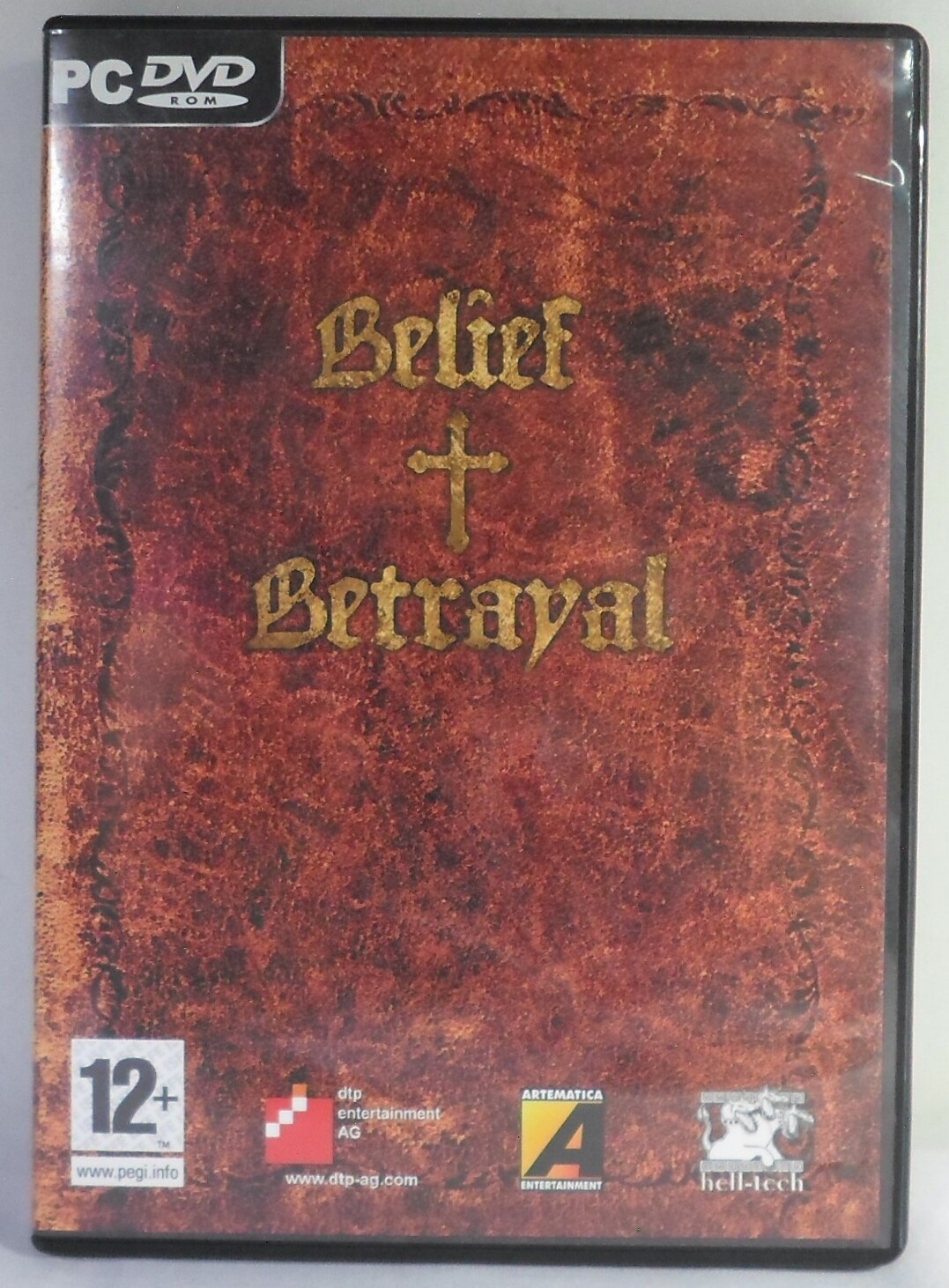 DTP 2000 PC DVD BELIEF & BETRAYAL EUROPEAN VIDEO GAME 100% COMPLETE CIB