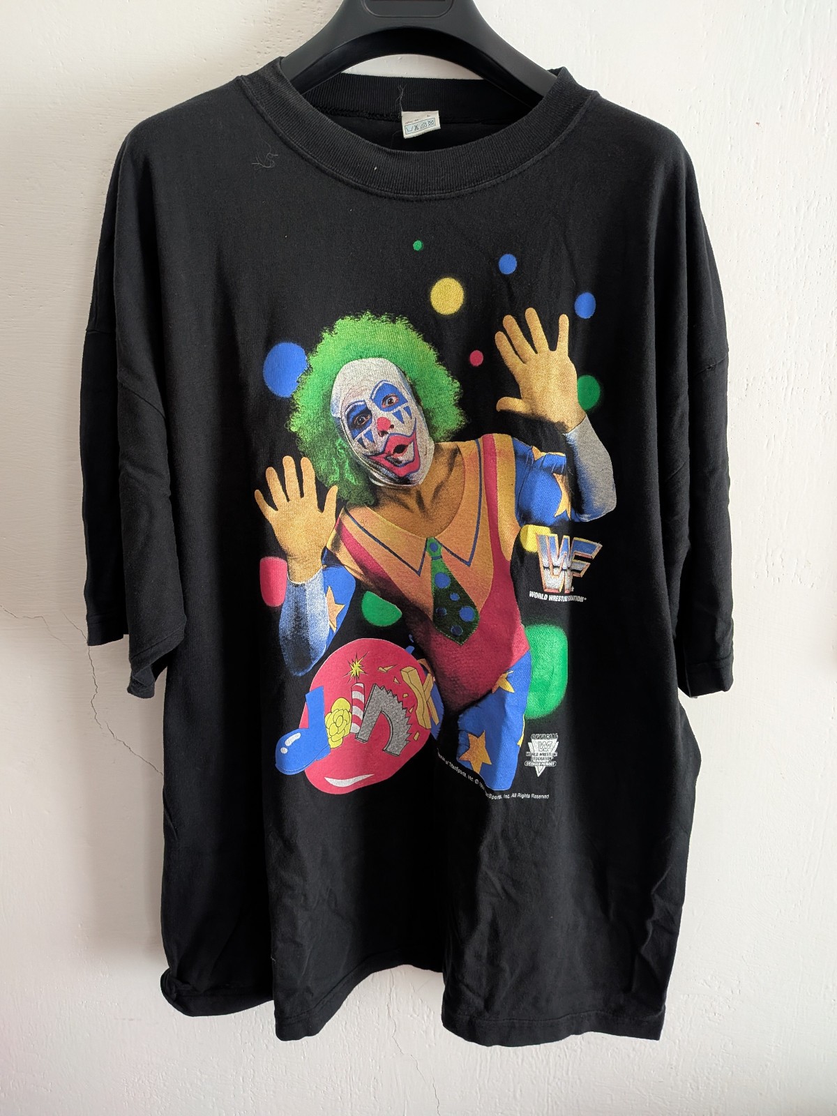 vintage 1994 WWF Doink the Clown T-shirt L