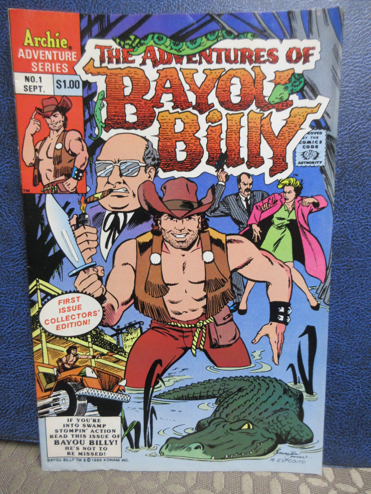 THE ADVENTURES OF BAYOU BILLY No. 1 (December 1989) (Archie Comics)