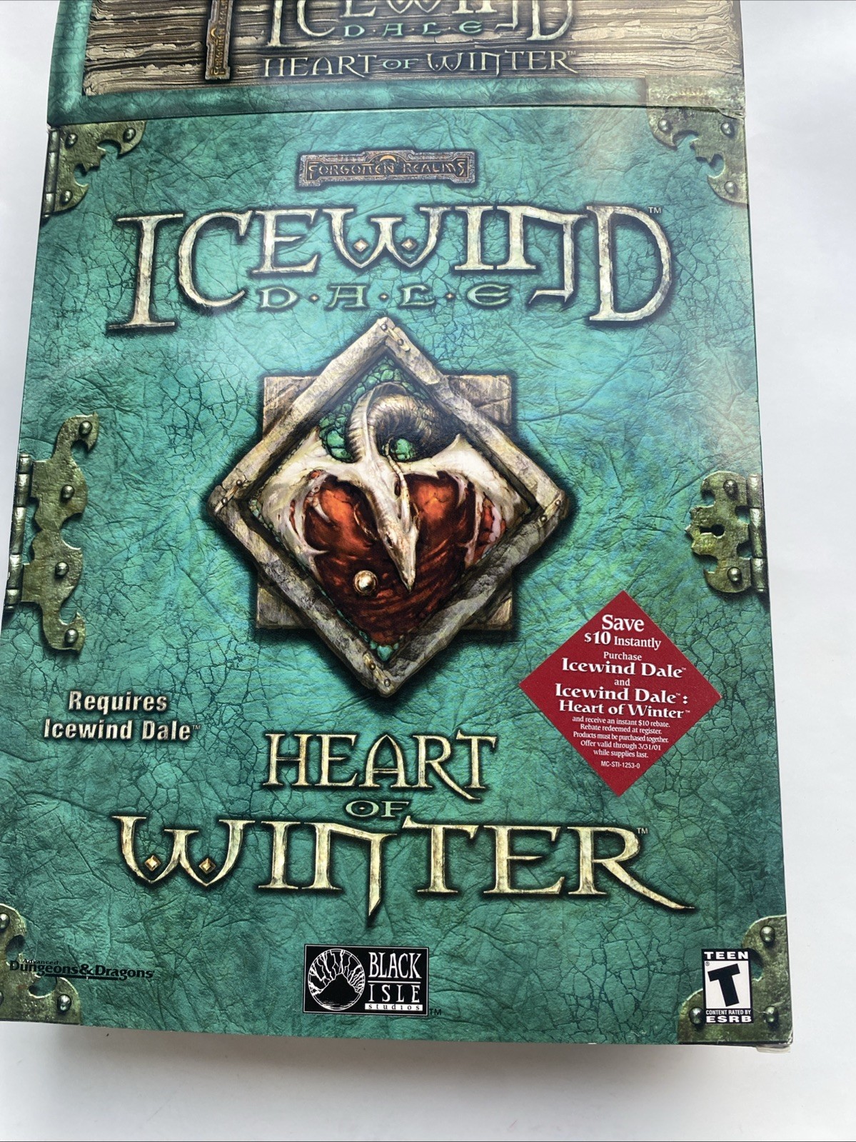 Icewind Dale Heart Of Winter, 2001, Big Box, New & Factory Sealed As Shown