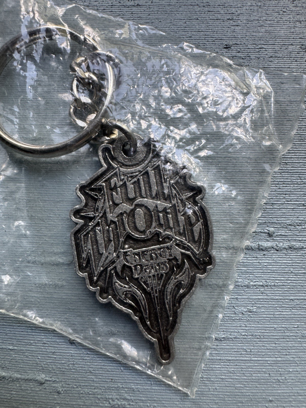 NEW NIP Full Throttle Energy Drink Pewter Keychain