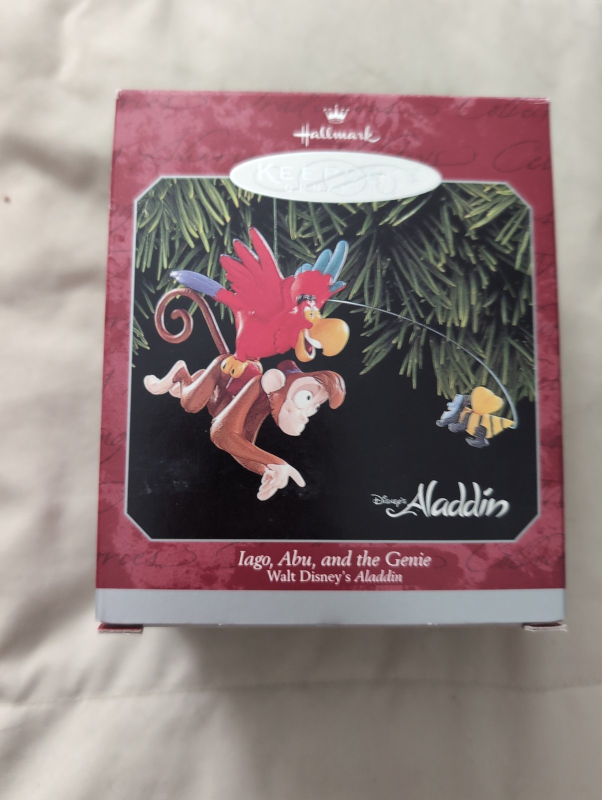 Hallmark Keepsake Iago Abu Genie Walt Disney\'s Aladdin 1998 Christmas Ornament