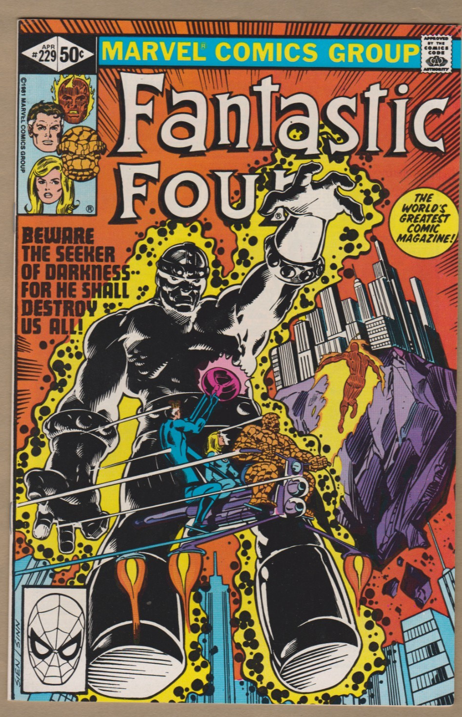 Lot of 4 Fantastic Four #221, 227, 228, 229 (1980/1981) - John Byrne, one owner