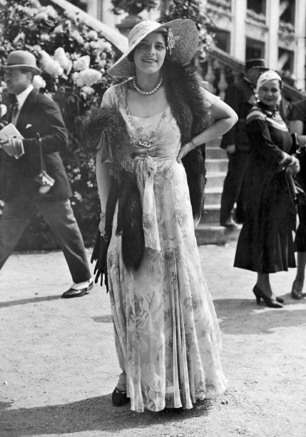 Elegant Woman In Paris In 1932 Historic Old Photo