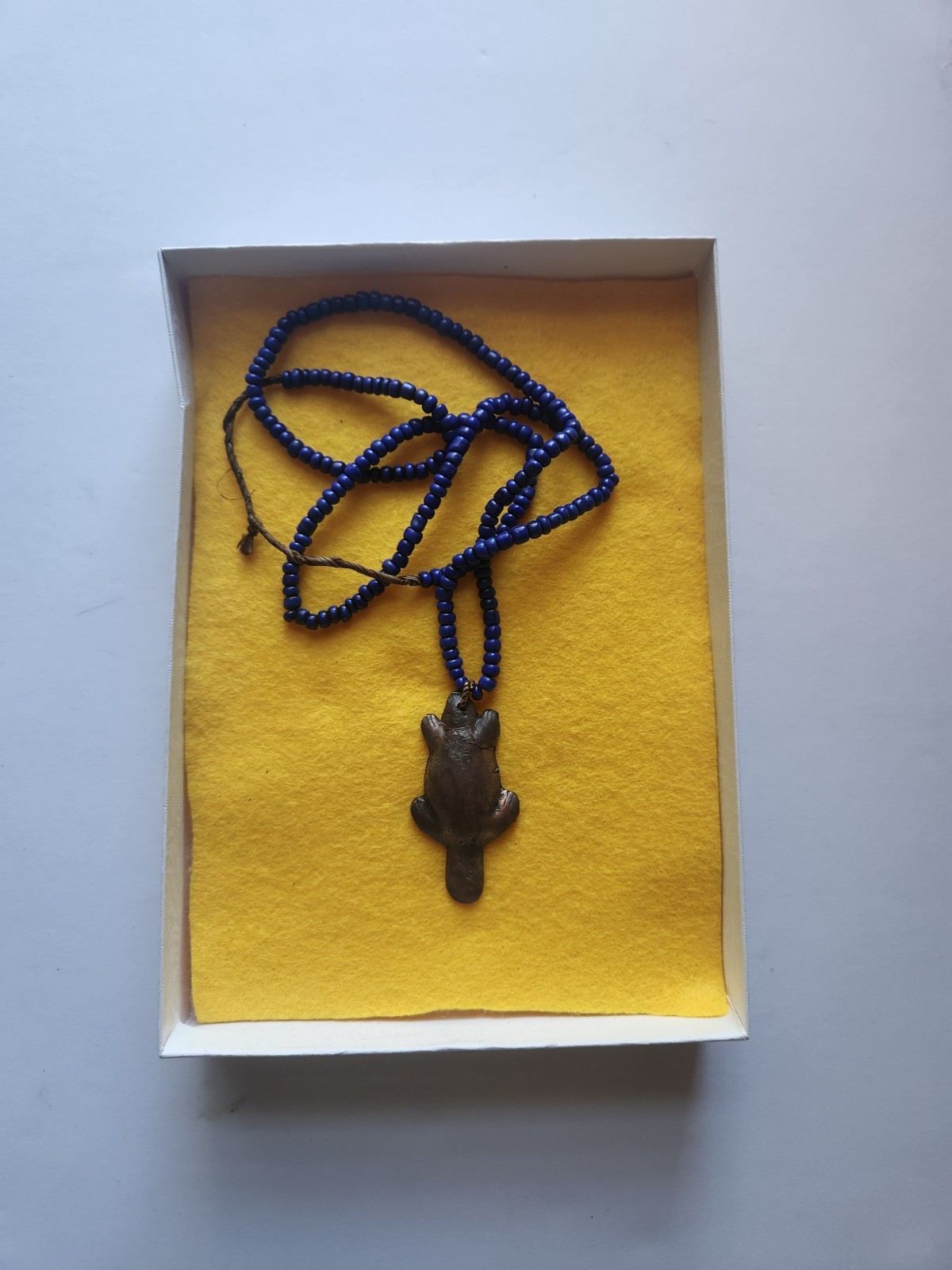 Rare Hudson Bay Fur Trade Company Beaver Necklace