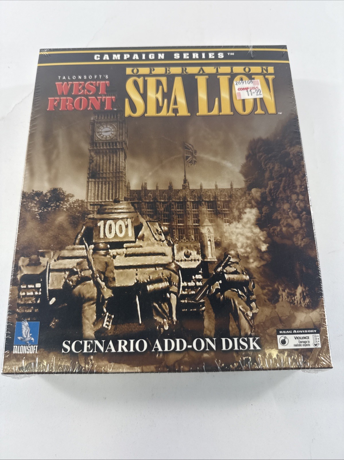 Campaign Series West Front Operation Sea Lion Factory Sealed Pc Big Box Add On