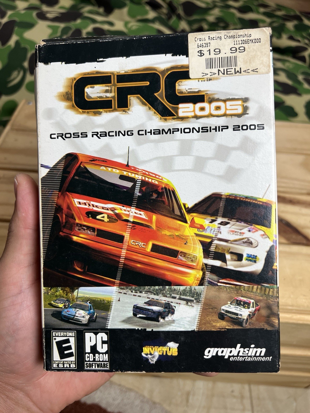 CRC Cross Racing Championship, 2005, Small Box Windows 98 2000 Xp Pc Cd ROM Game