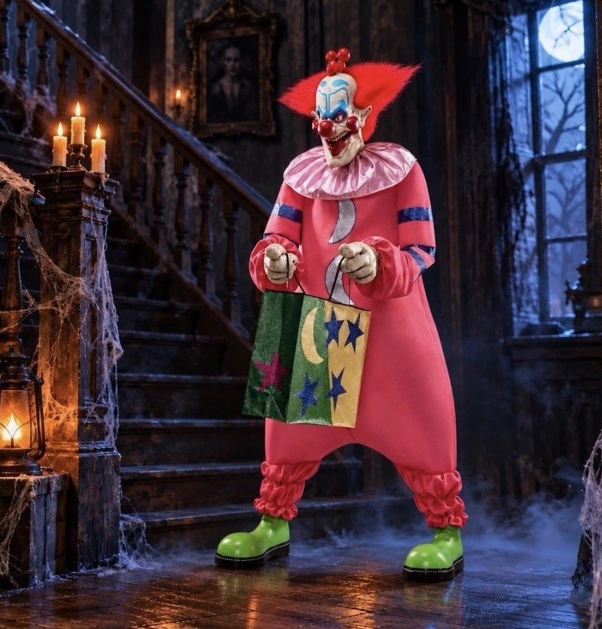 FREE SHIPPING BRAND NEW Killer Klowns From Outer Space Slim 7ft2in Animatronic