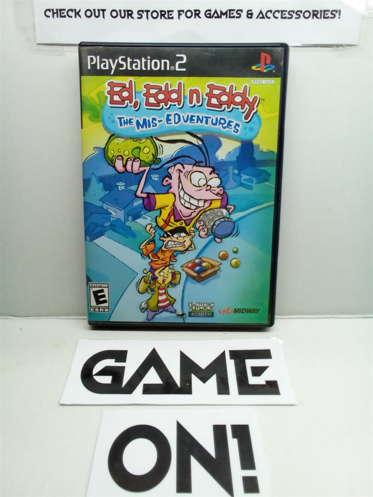 Ed, Edd n Eddy: The Mis-Edventures (PlayStation 2, 2005) Clean Tested Working