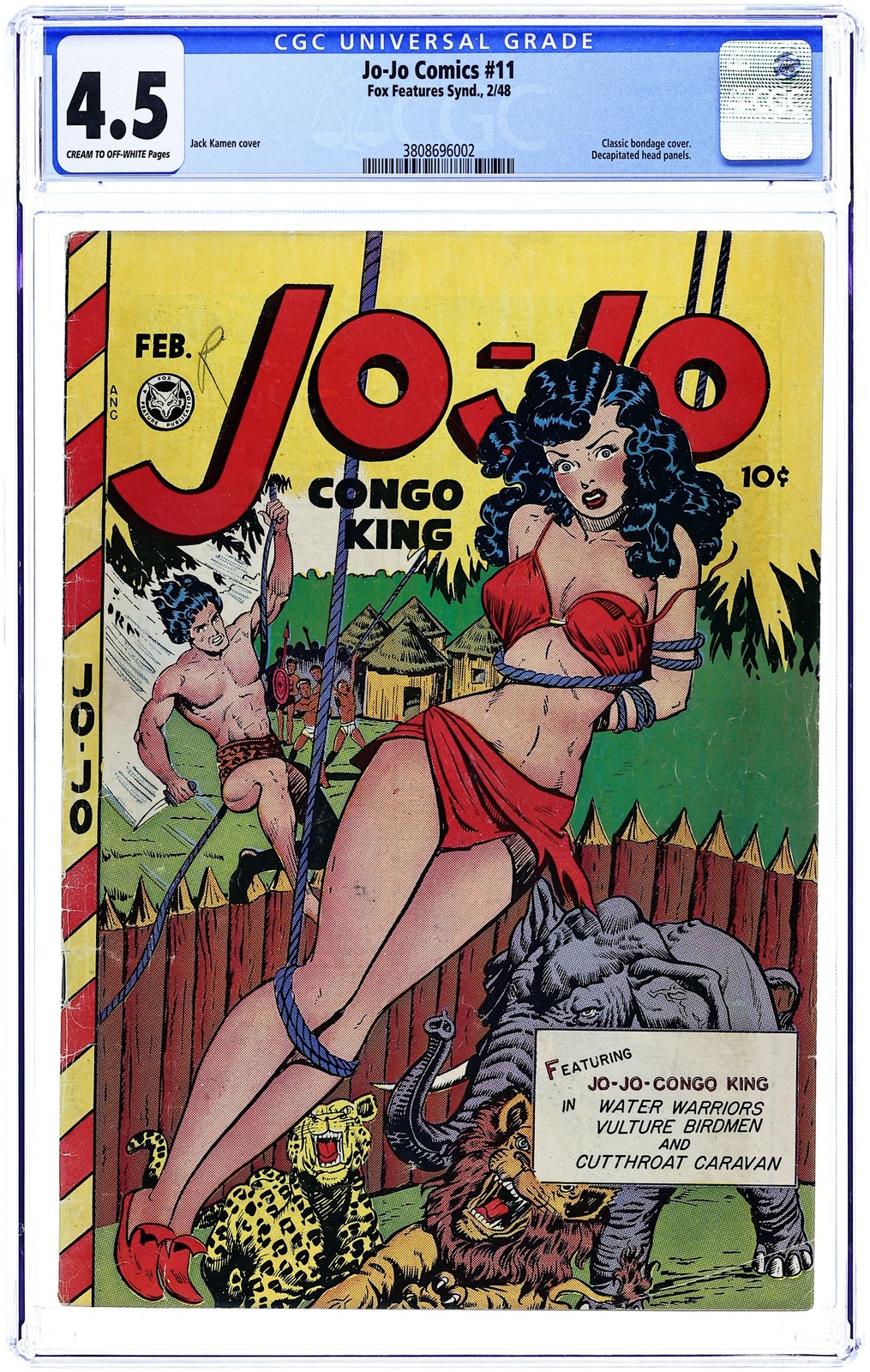 Jo-Jo Comics #11 CGC 4.5 1948 3808696002