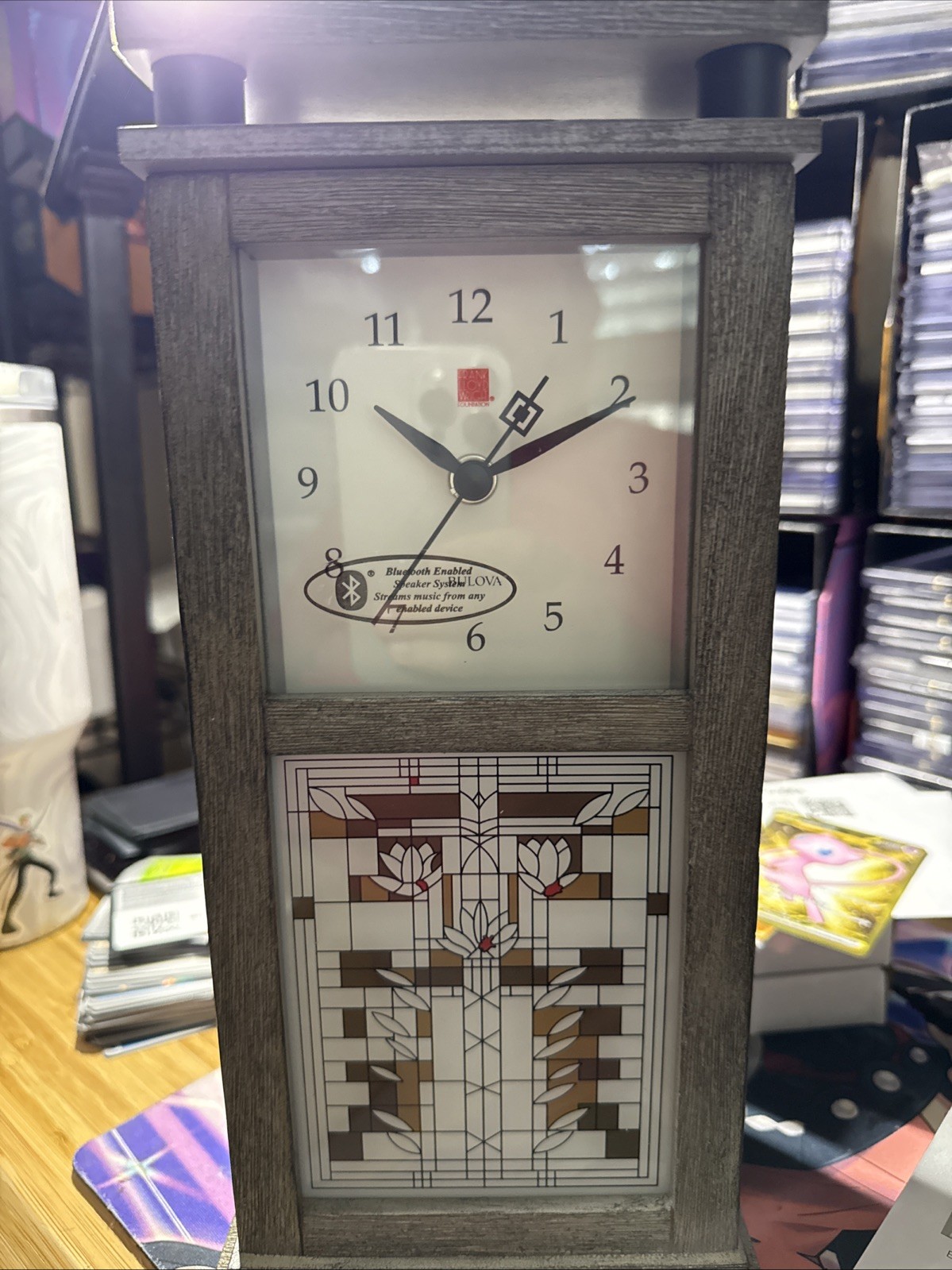 BULOVA FRANK LLOYD WRIGHT MANTLE CLOCK 