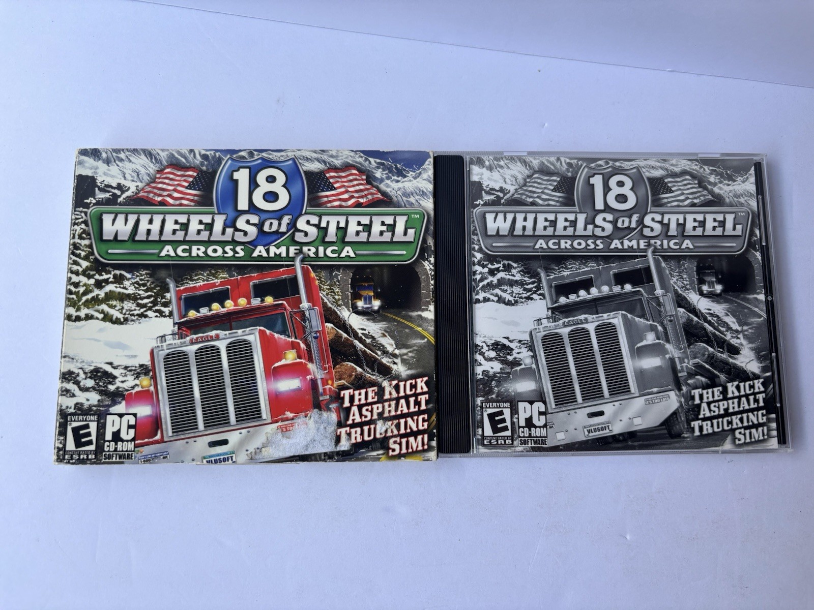 18 Wheels of Steel Across America (PC CD, 2004) CIB with Manual