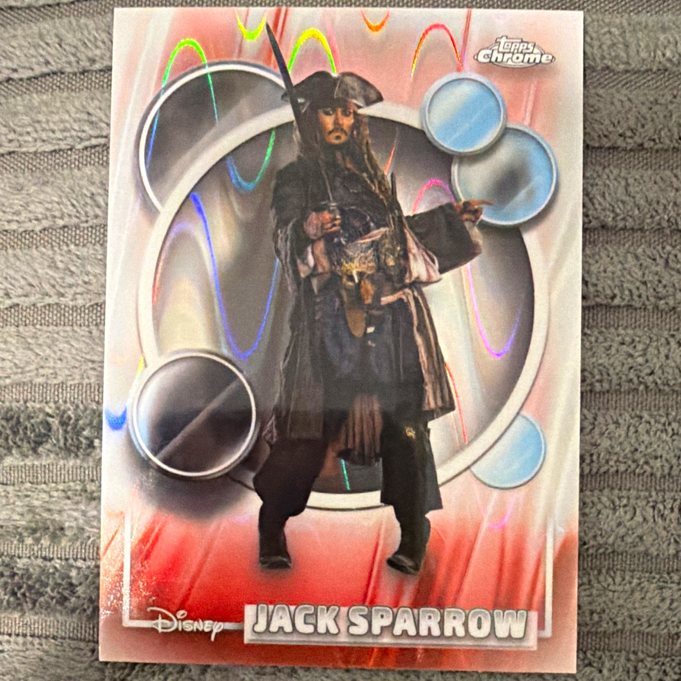 Topps 2012 Topps Chrome Disney Pirates Caribbean Jack Sparrow Parallel #14