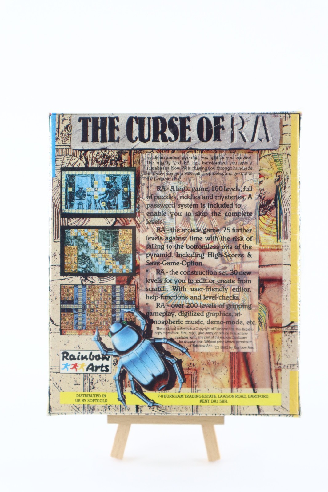 The Curse Of Ra Rainbow Arts Commodore Amiga New Sealed