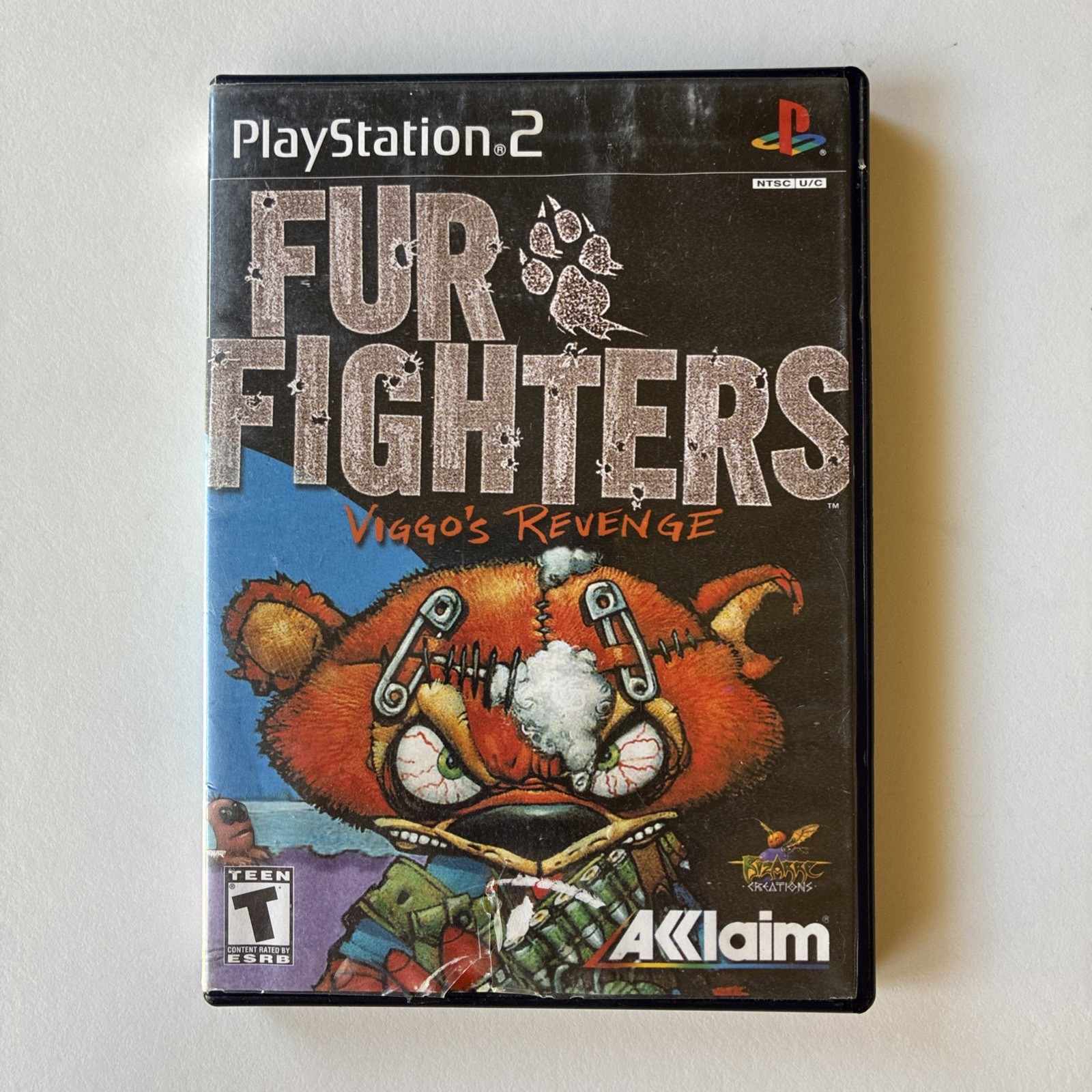 Fur Fighters: Viggo's Revenge (Sony PlayStation 2 PS2 2001) Tested no manual 
