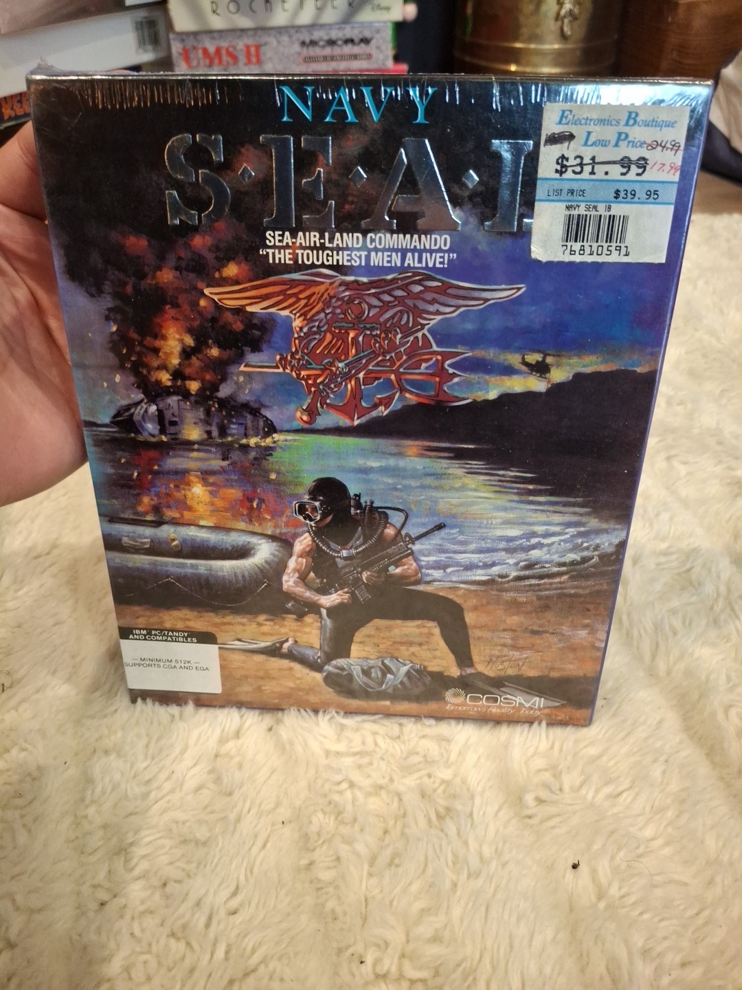 Navy SEAL (1989) SEALED | IBM PC | 3.5