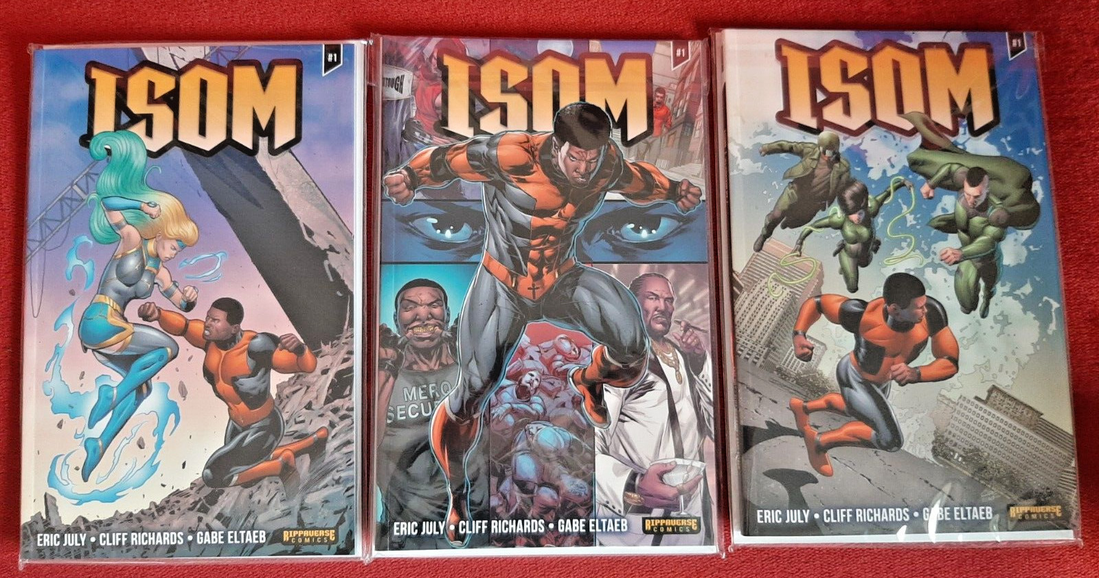 New Lot of 3 ISOM #1 Rippaverse Comics New Sealed First Printing