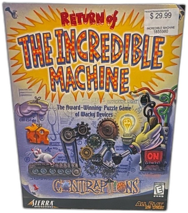Return Of The Incredible Machine Contraptions PC Big Box 2000 Sierra CIB