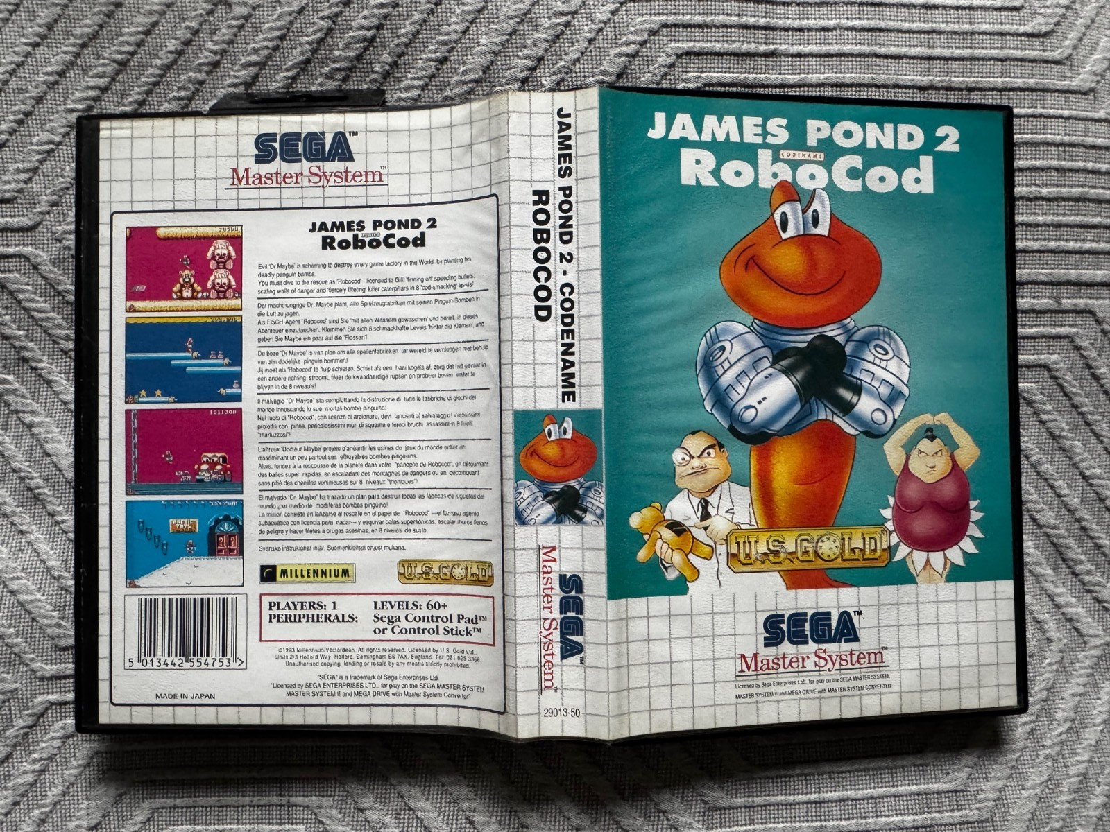 Master System James Pond 2: Codename Robocod REGION FREE (Works on US Consoles)