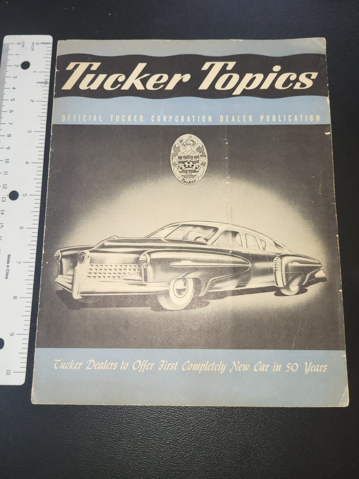 1948 TUCKER TOPICS DEALER MAGAZINE - Genuine Original and Vintage