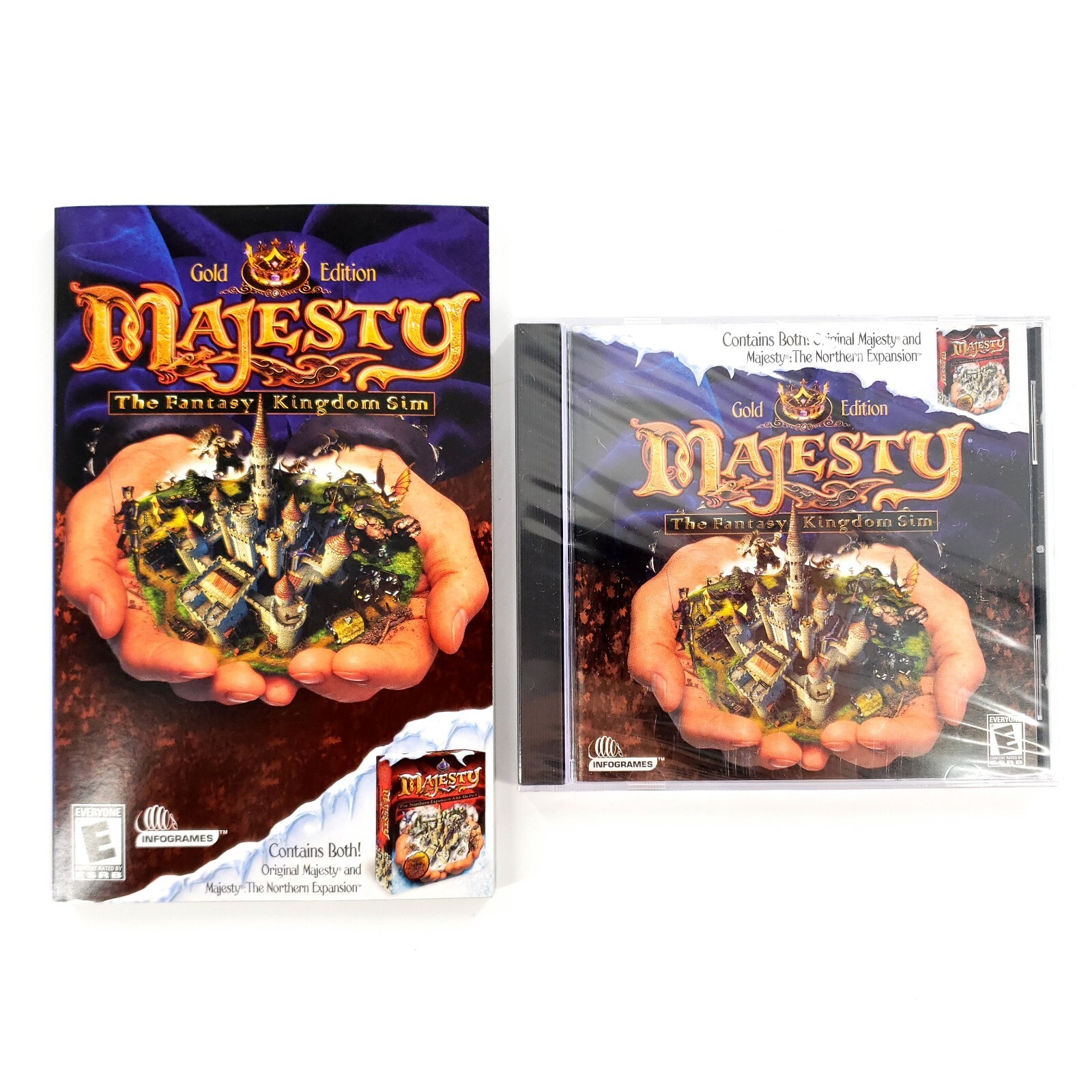 Majesty: Gold Edition Jewel Case (PC, 2002) w/ Manual Brand New Factory Sealed