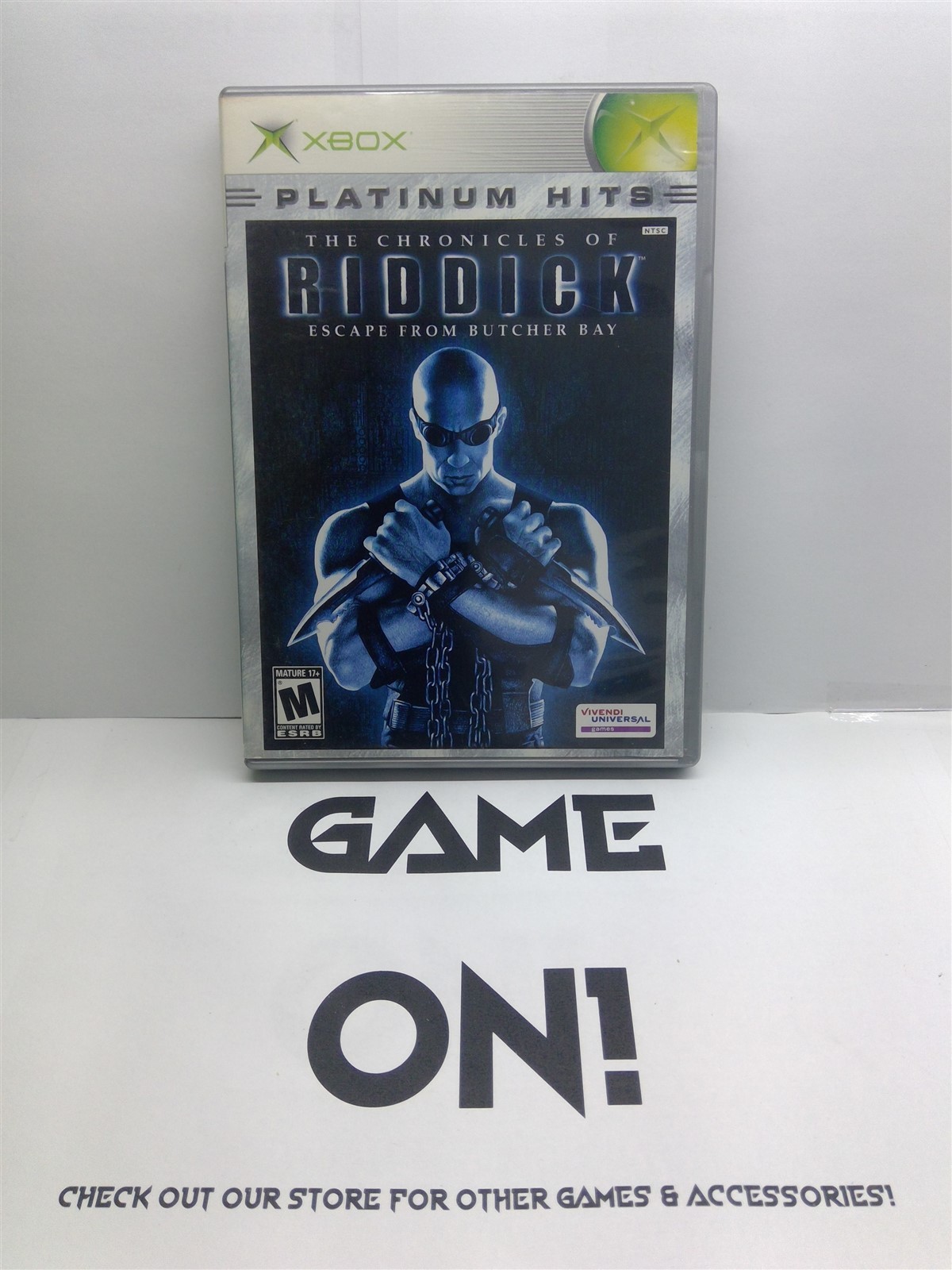Chronicles of Riddick Escape From Butcher Bay (Xbox, 2004) Complete Tested
