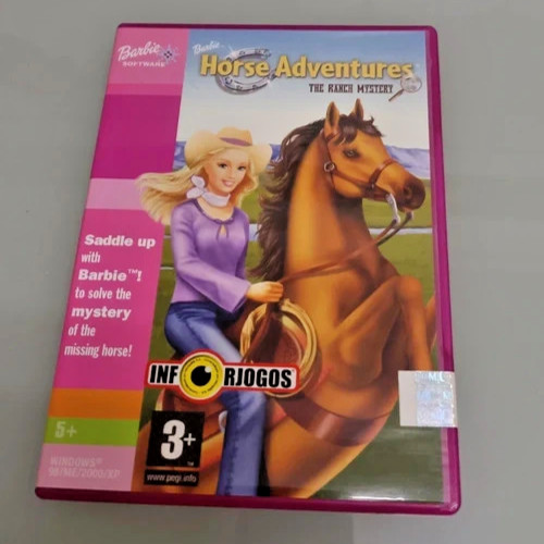 BARBIE HORSE ADVENTURES THE RANCH MYSTERY Mistery Ride PC DVD UK FREE REGION CIB