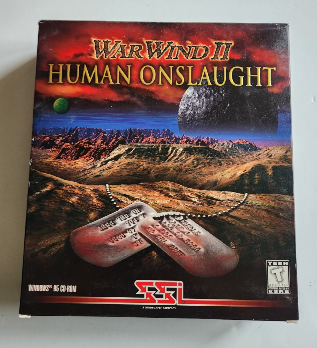War Wind II 2 Human Onslaught Big Box for PC Mindscape