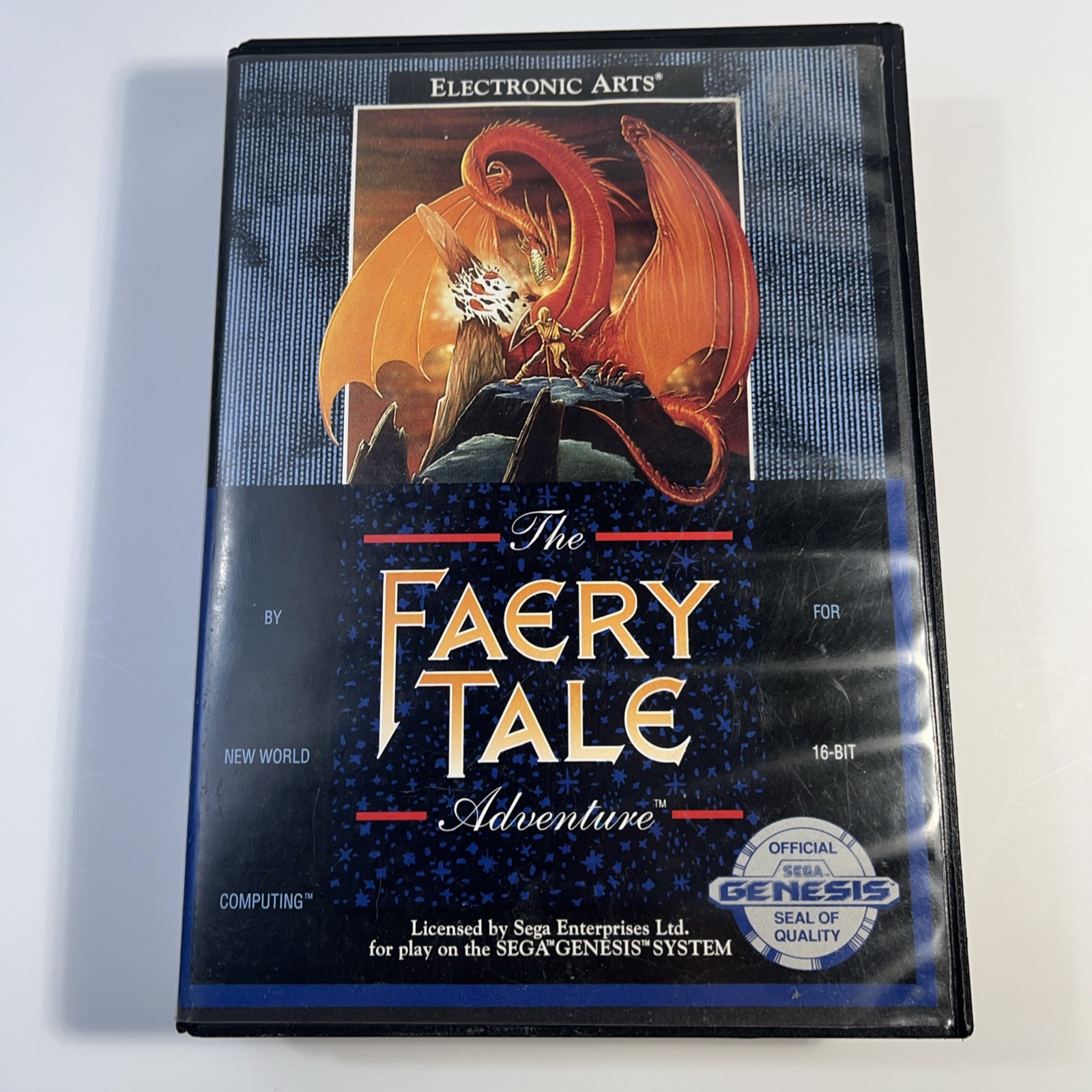 The Faery Tale Adventure (Sega Genesis 1991) Cartridge & Box Only Tested Working