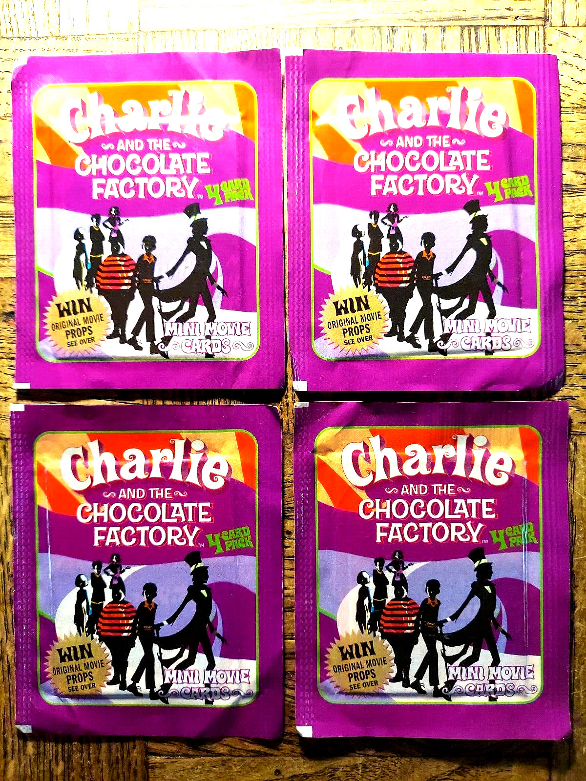 CHARLIE AND THE CHOCOLATE FACTORY MINI MOVIE CARDS 