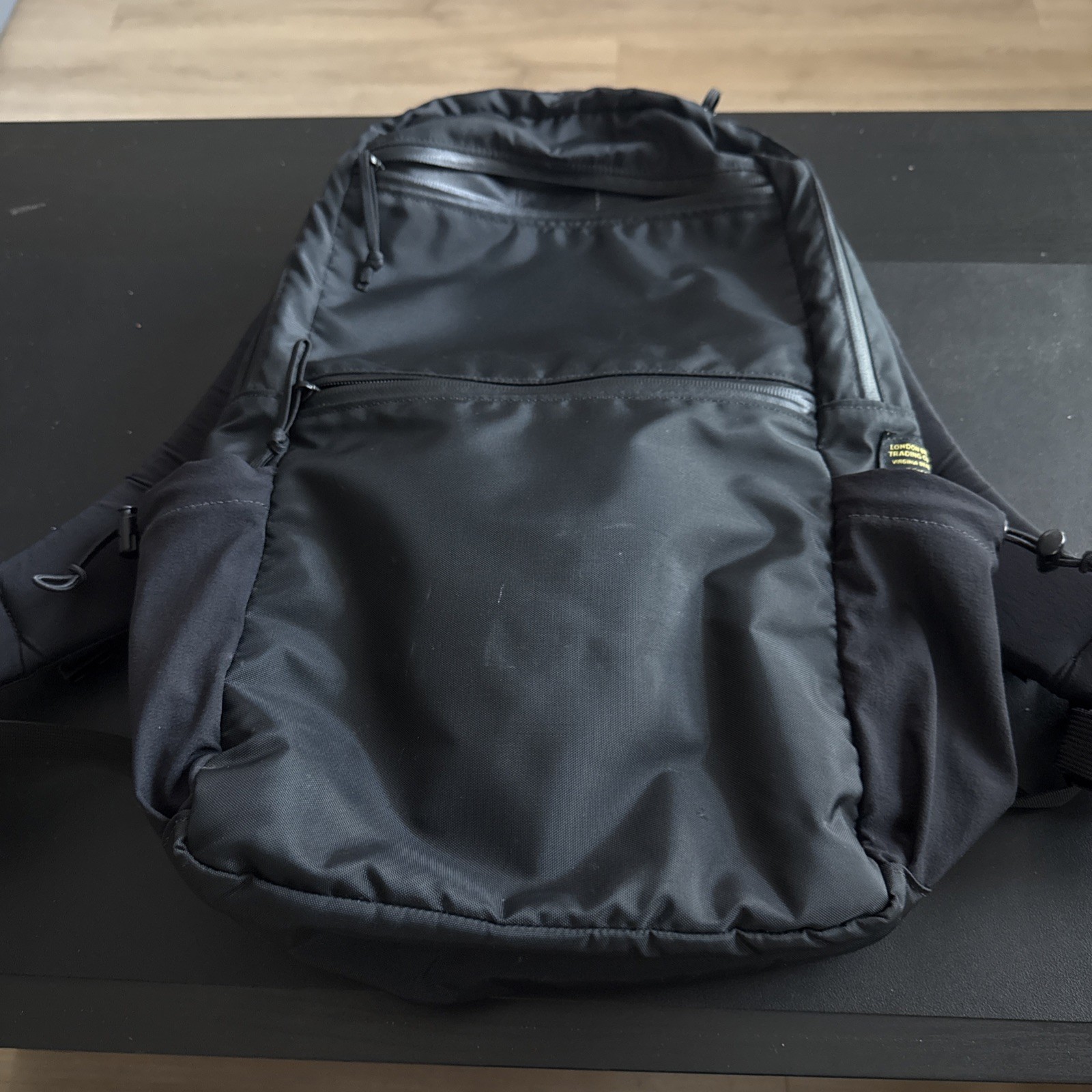 London Bridge Trading LBT-8005ALV - 14L Low Viz Daypack, black, Made in USA